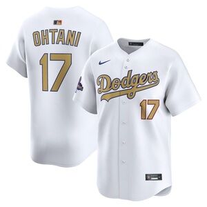 Shohei Ohtani Dodgers #17 White Jersey